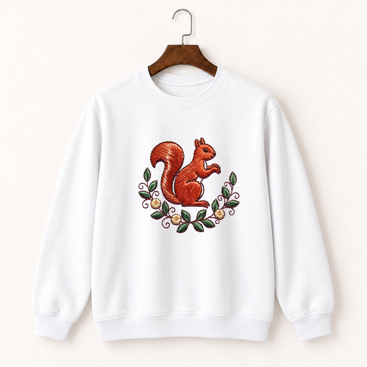 Red Squirrel Crewneck Sweatshirt 5