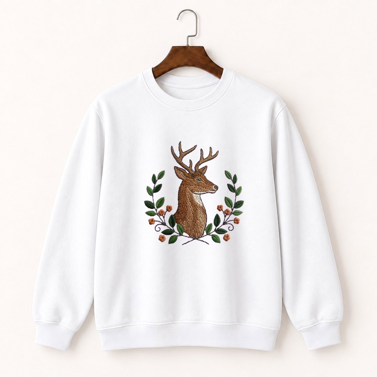 White-Tailed Deer Crewneck Sweatshirt 5