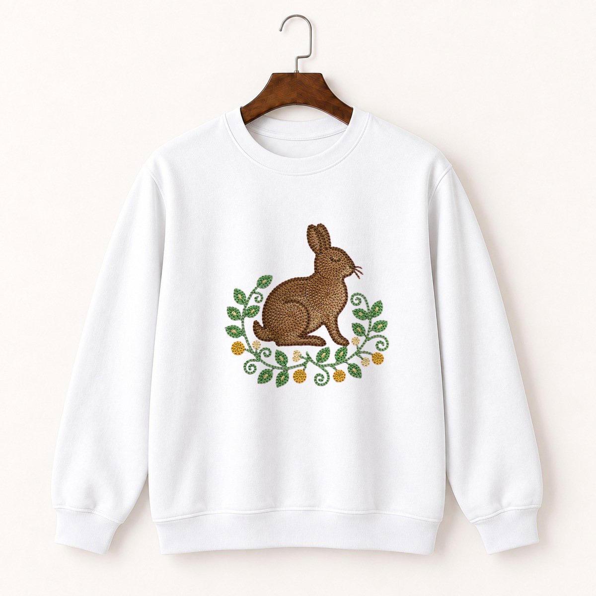 Eastern Cottontail Rabbit Crewneck Sweatshirt 5