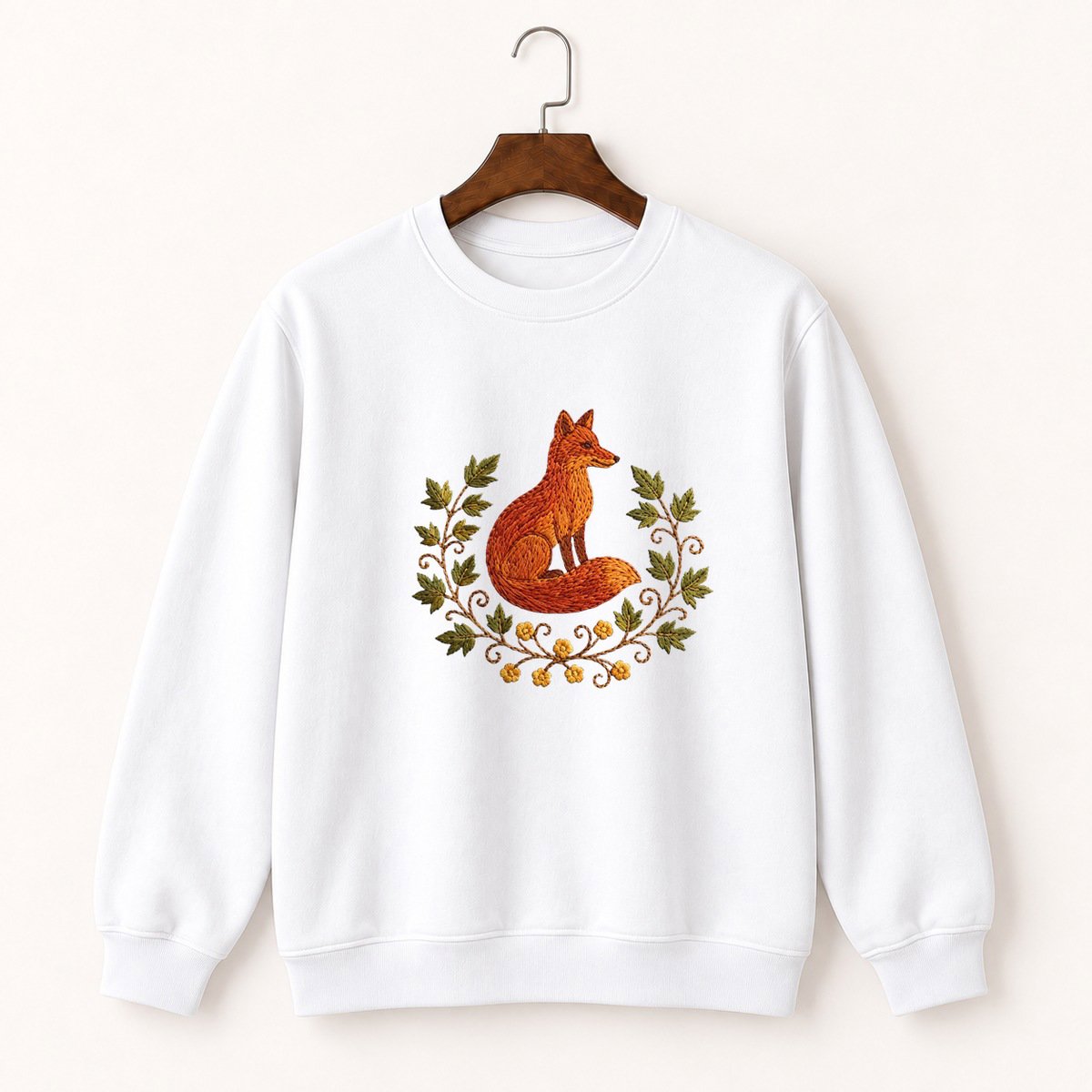 Red Fox Crewneck Sweatshirt 5