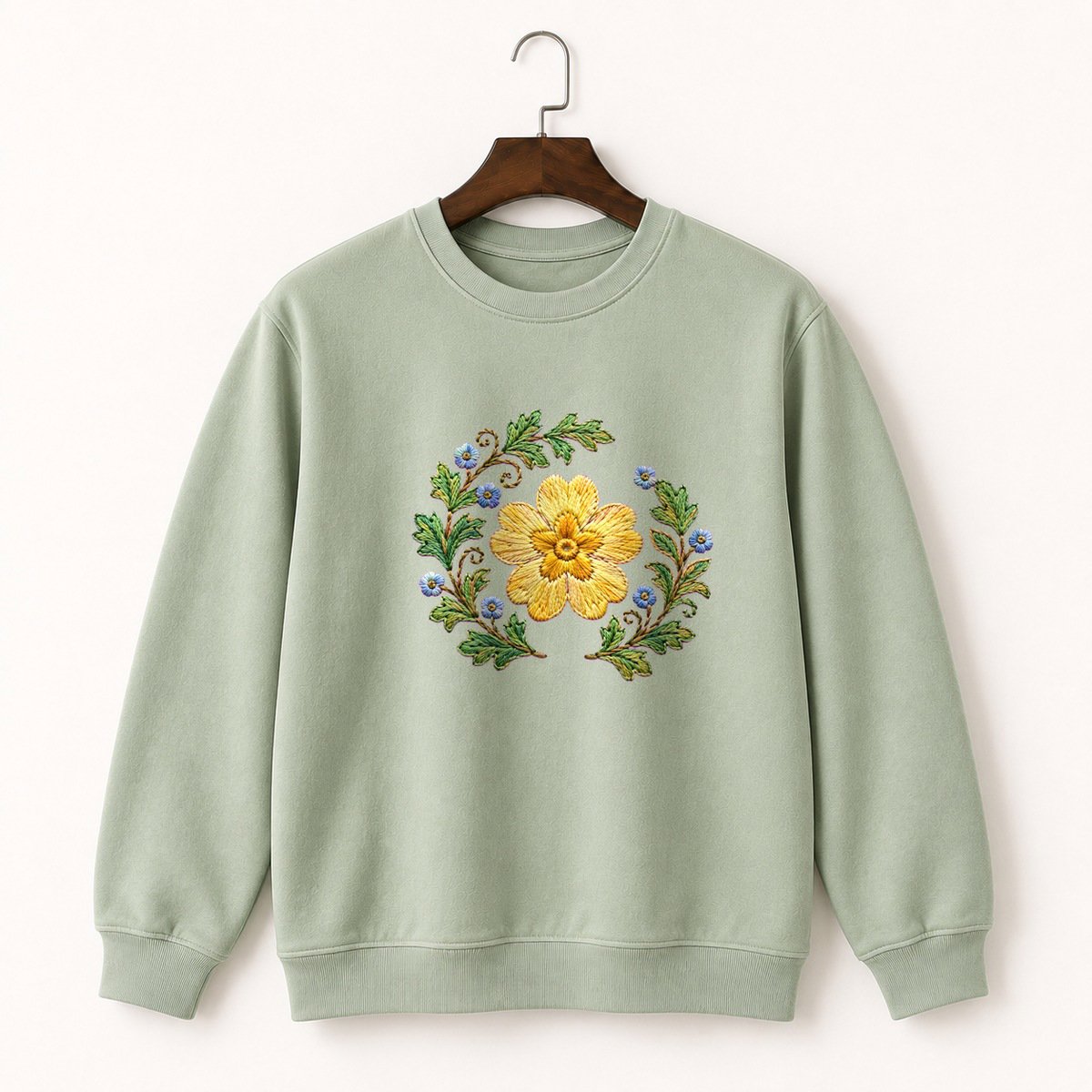 Primrose Flower Crewneck Sweatshirt 2