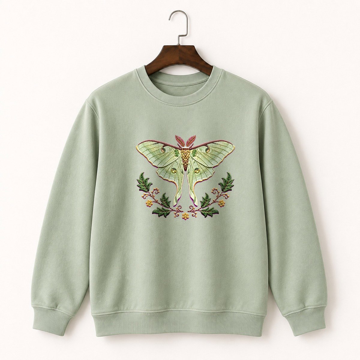 Luna Moth Crewneck Sweatshirt 2