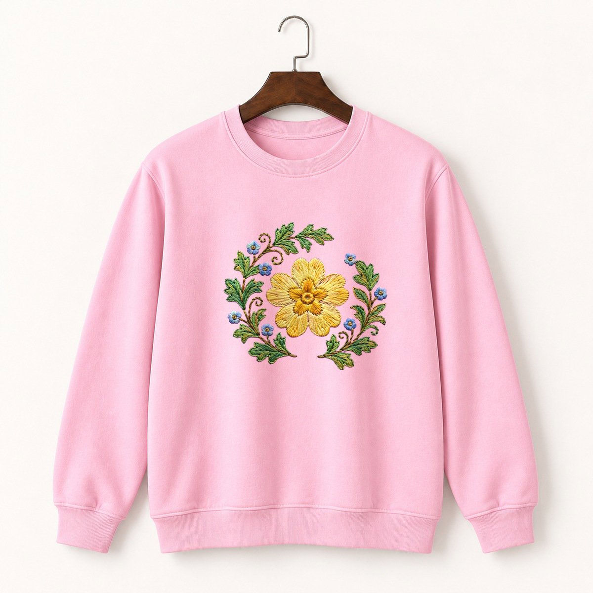 Primrose Flower Crewneck Sweatshirt 4