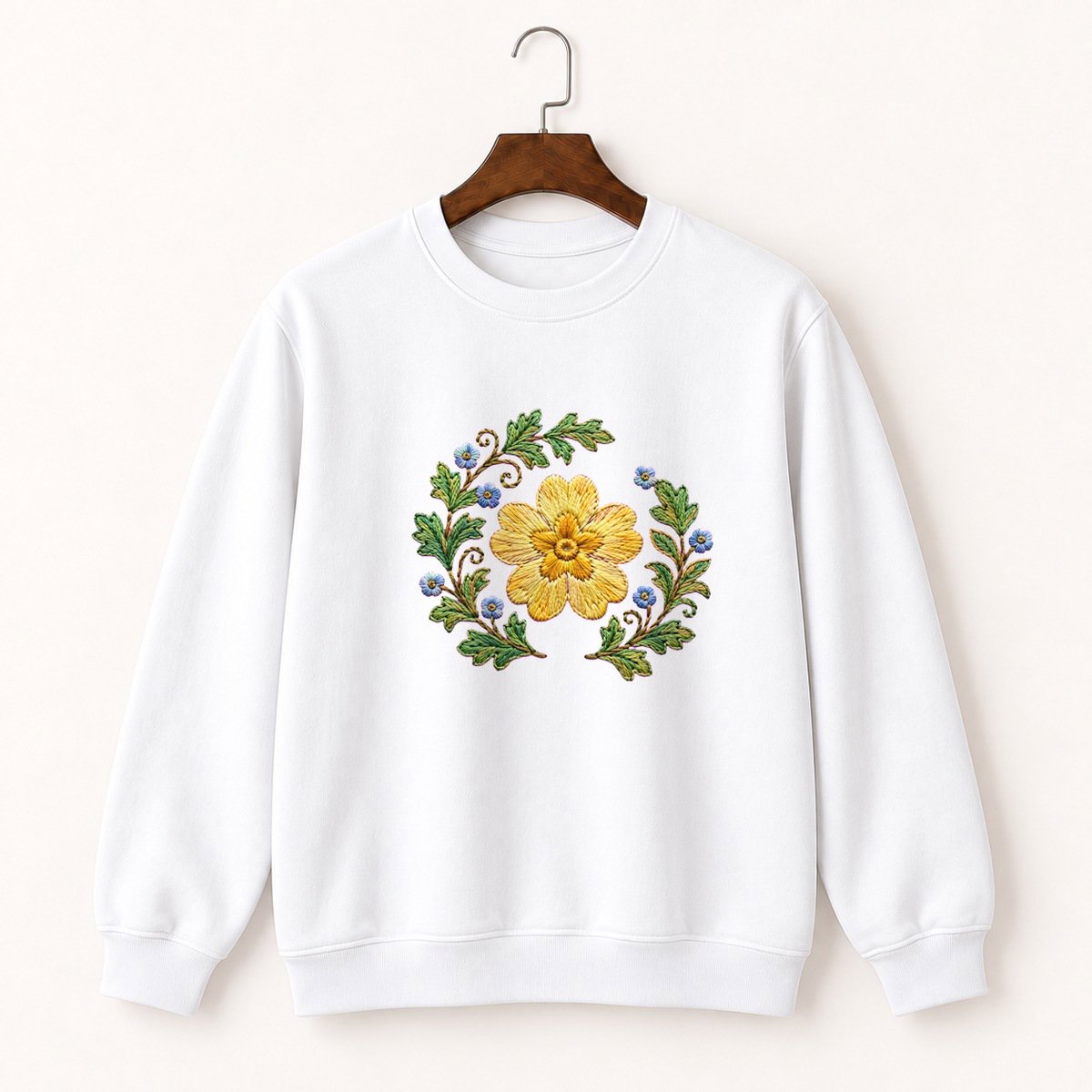 Primrose Flower Crewneck Sweatshirt 5