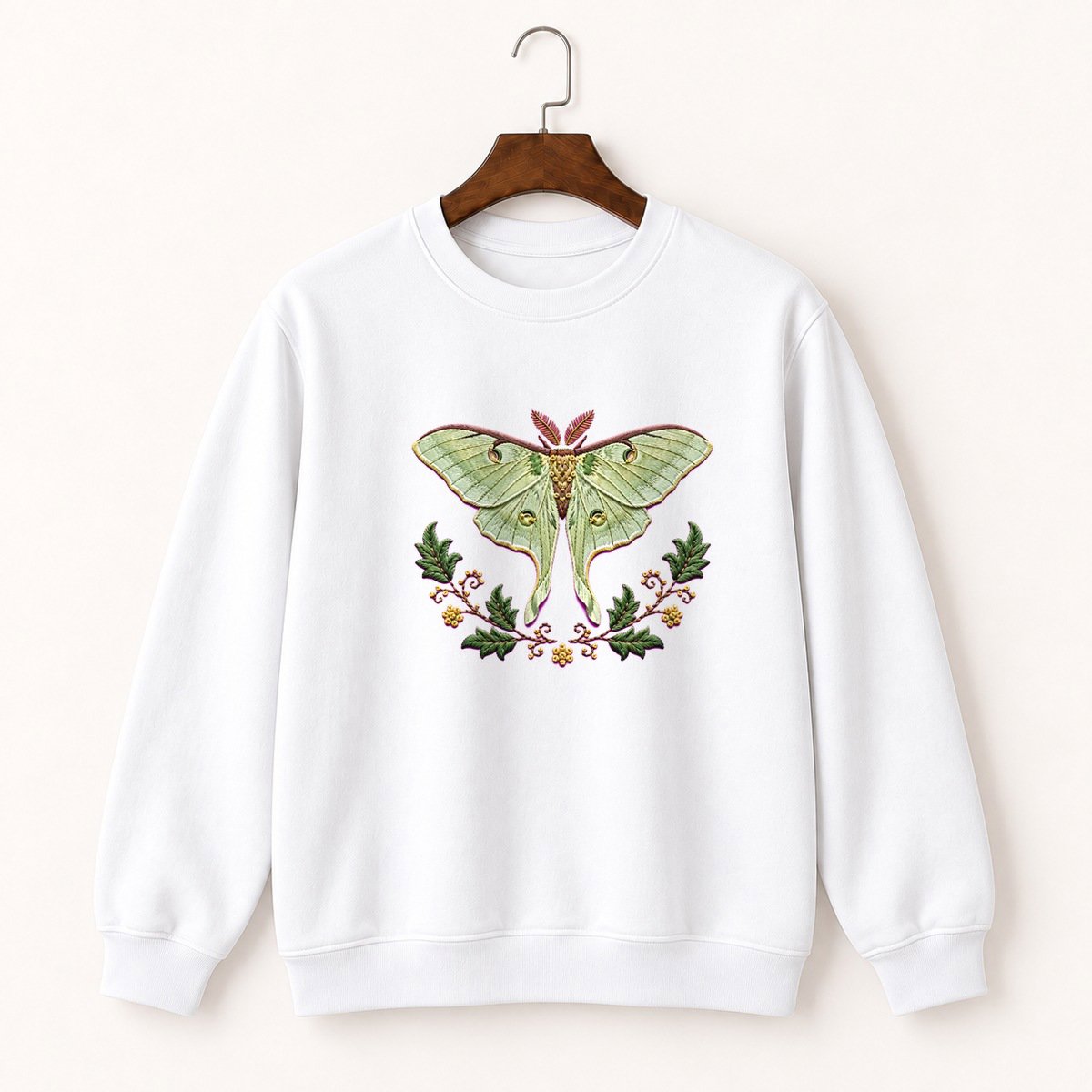 Luna Moth Crewneck Sweatshirt 5