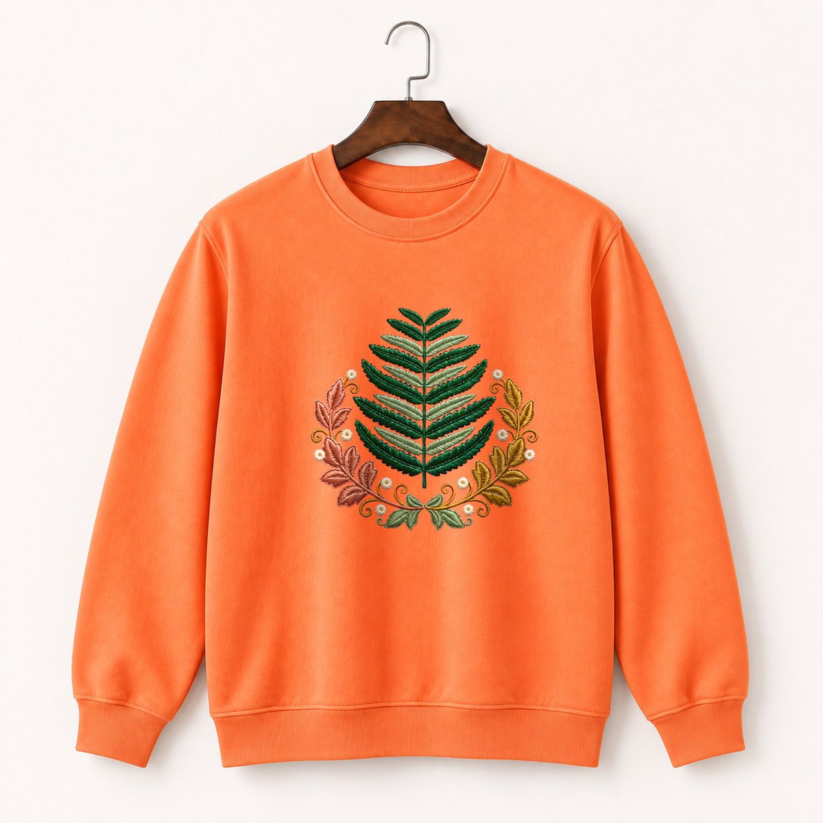 Fern Frond Crewneck Sweatshirt 3