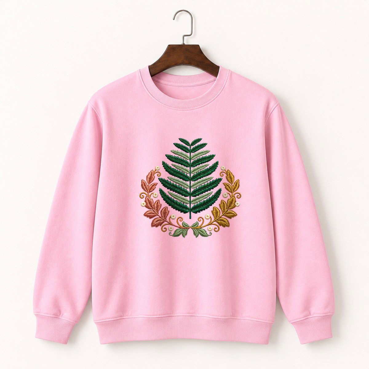 Fern Frond Crewneck Sweatshirt 4