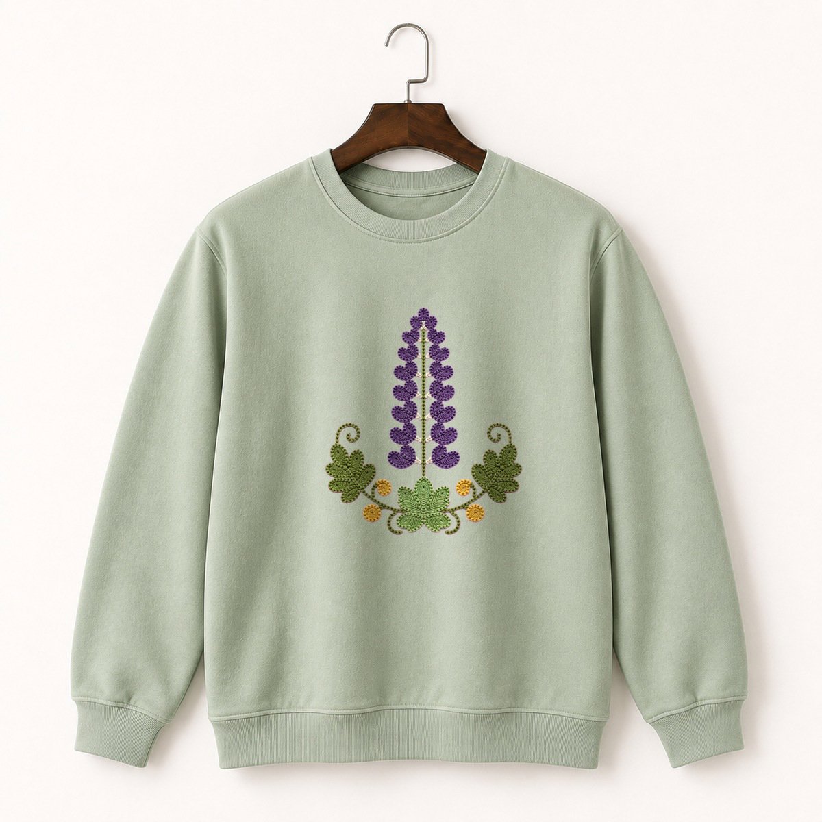 Lupine Flower Crewneck Sweatshirt 2