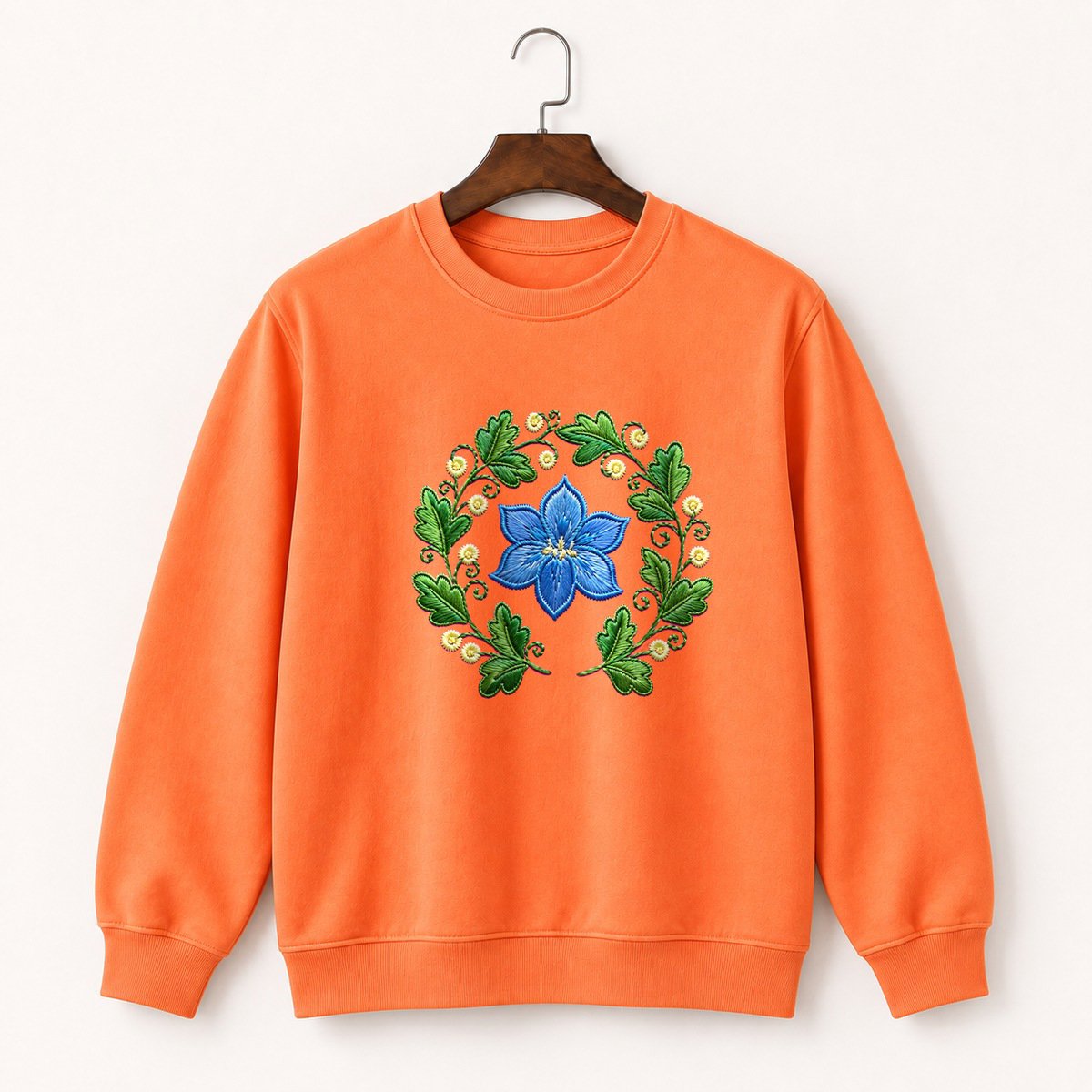 Bluebell Flower Crewneck Sweatshirt 3