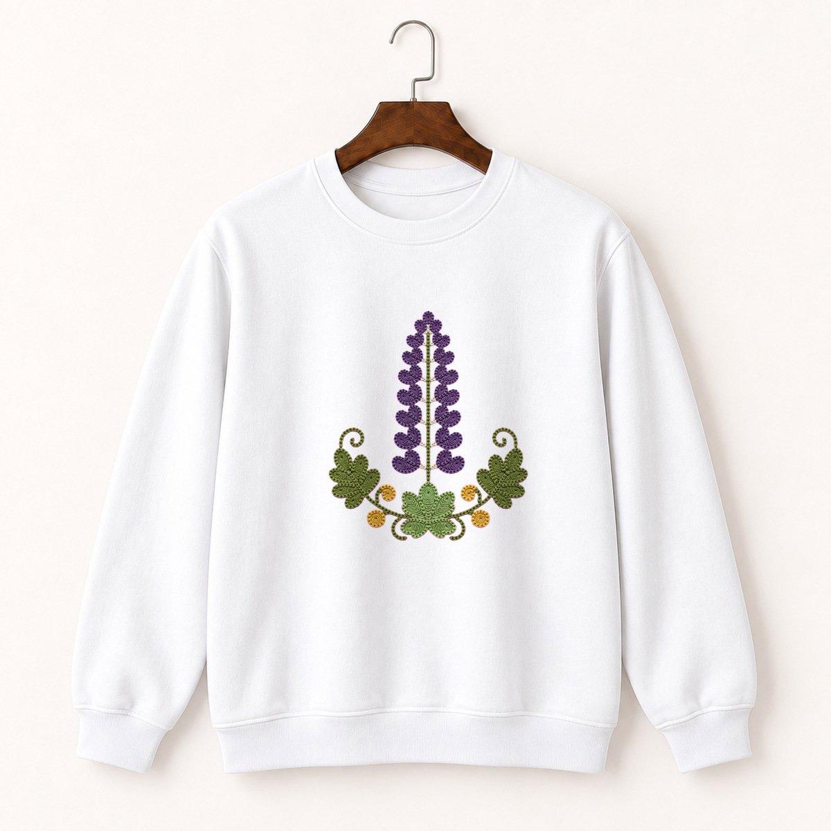 Lupine Flower Crewneck Sweatshirt 5