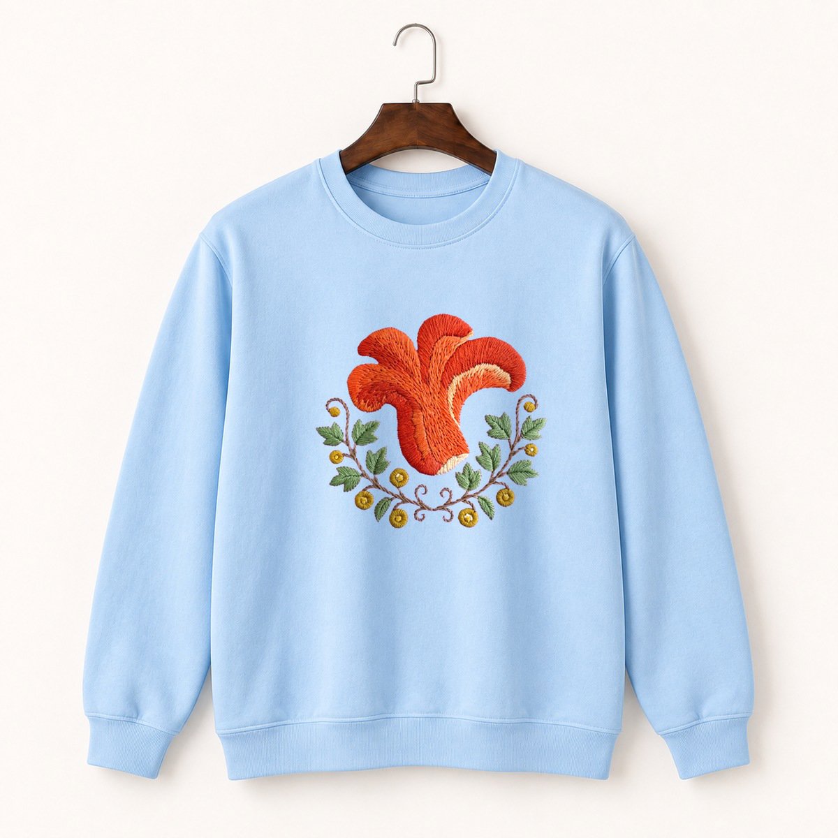 Lobster Mushroom Crewneck Sweatshirt 1