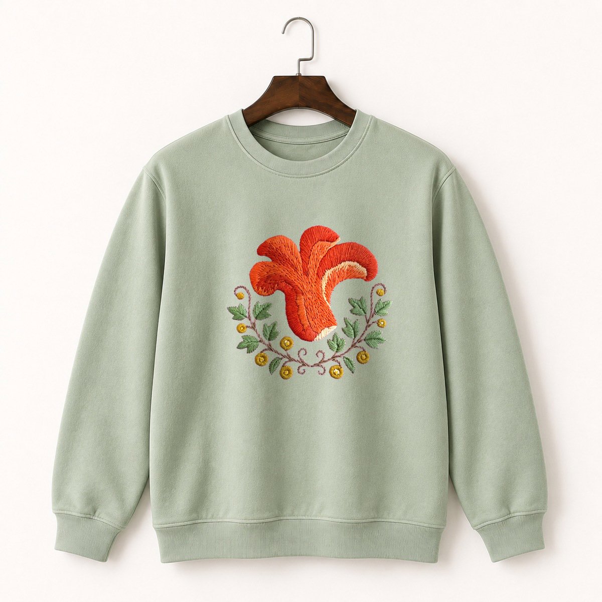 Lobster Mushroom Crewneck Sweatshirt 2