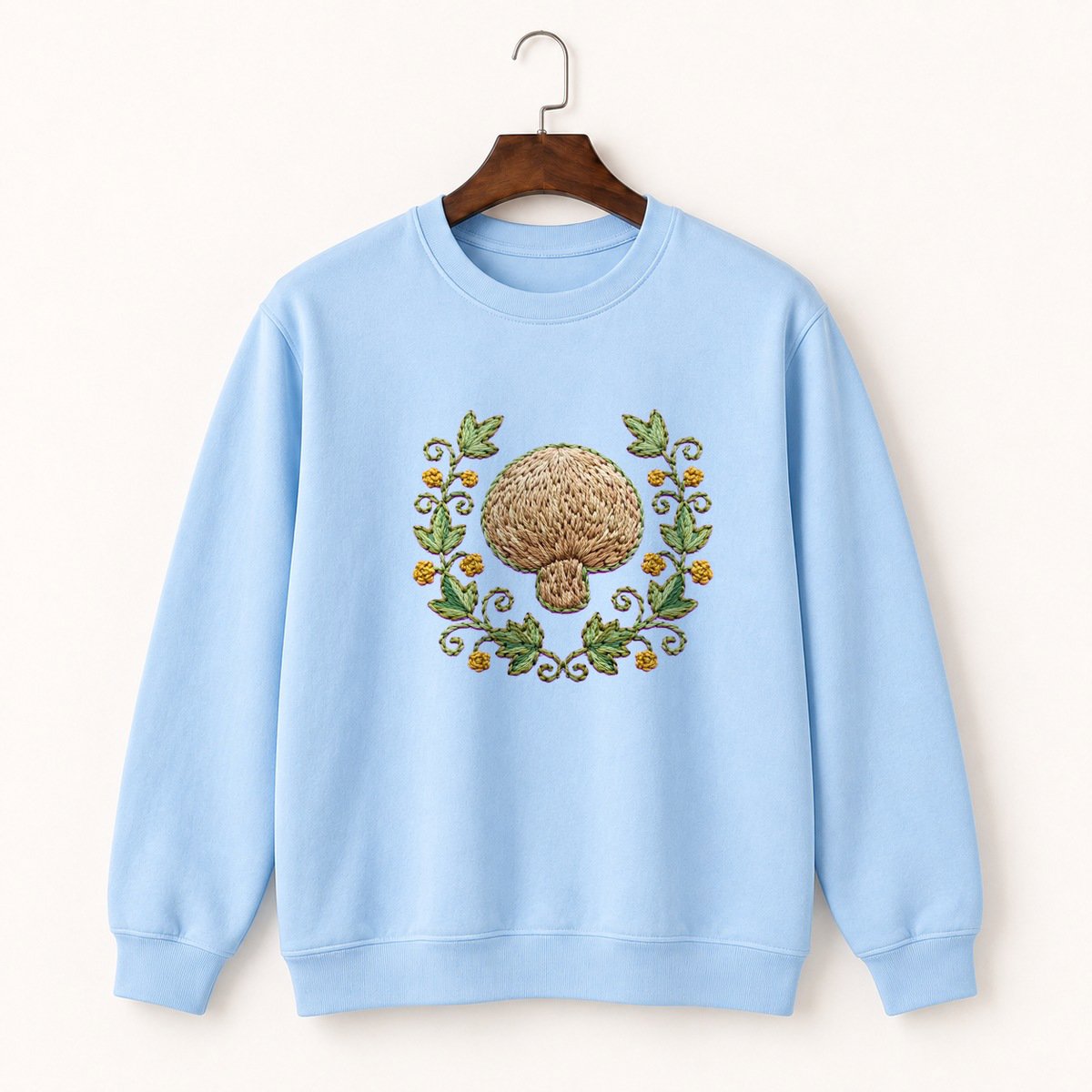 Puffball Mushroom Crewneck Sweatshirt 1