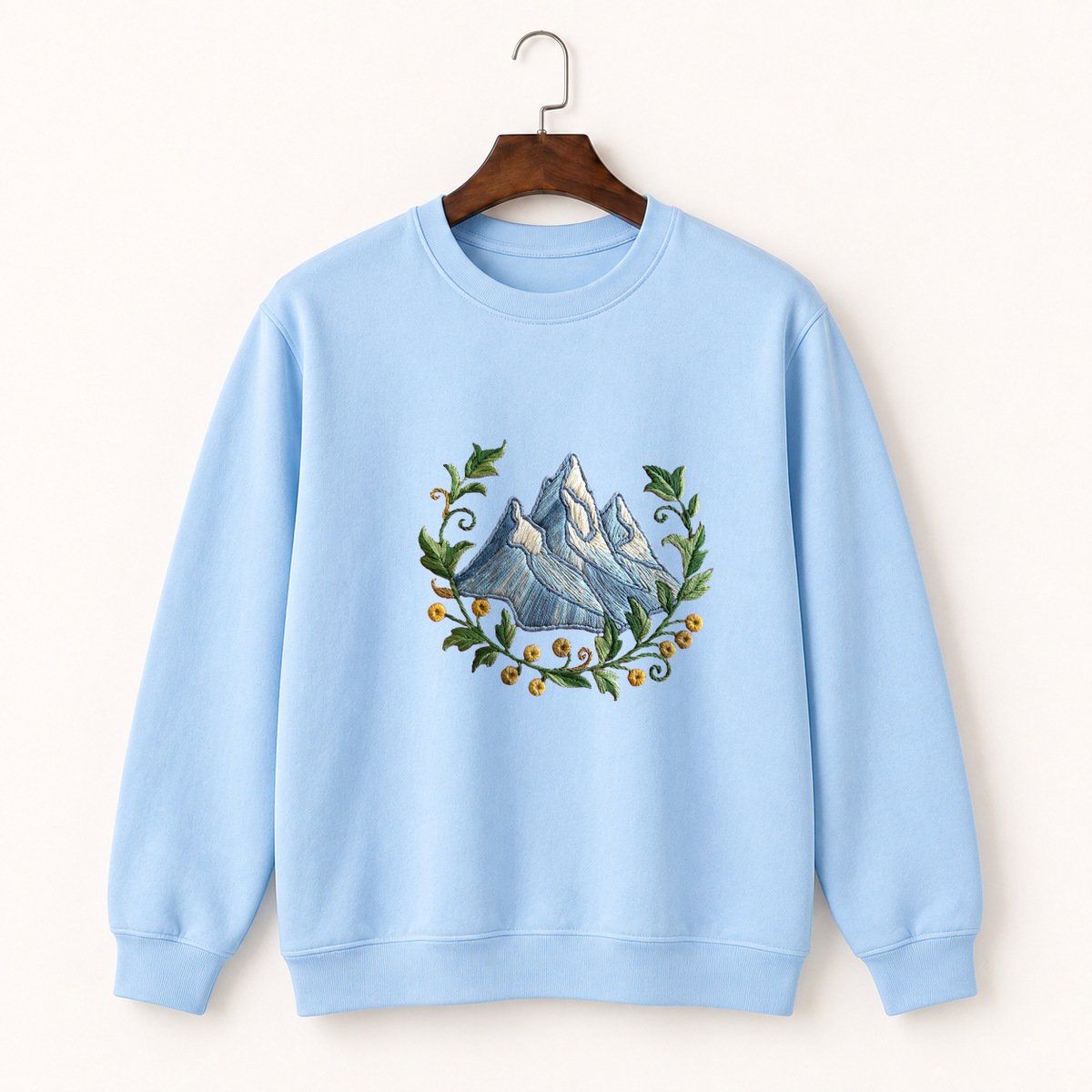 Grand Teton Mountain Crewneck Sweatshirt 1