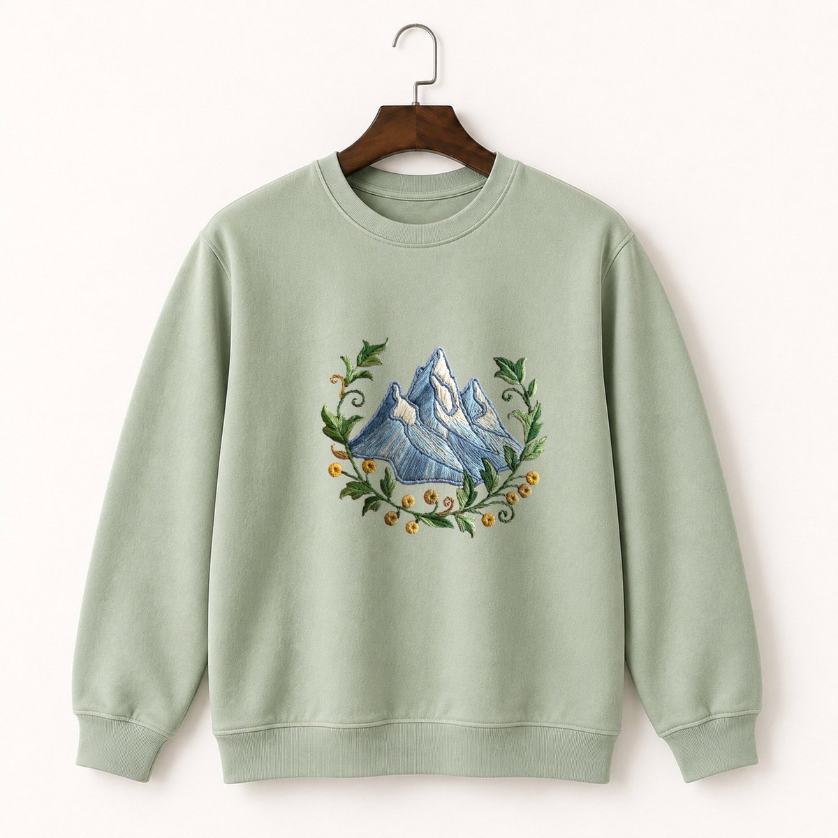 Grand Teton Mountain Crewneck Sweatshirt 2