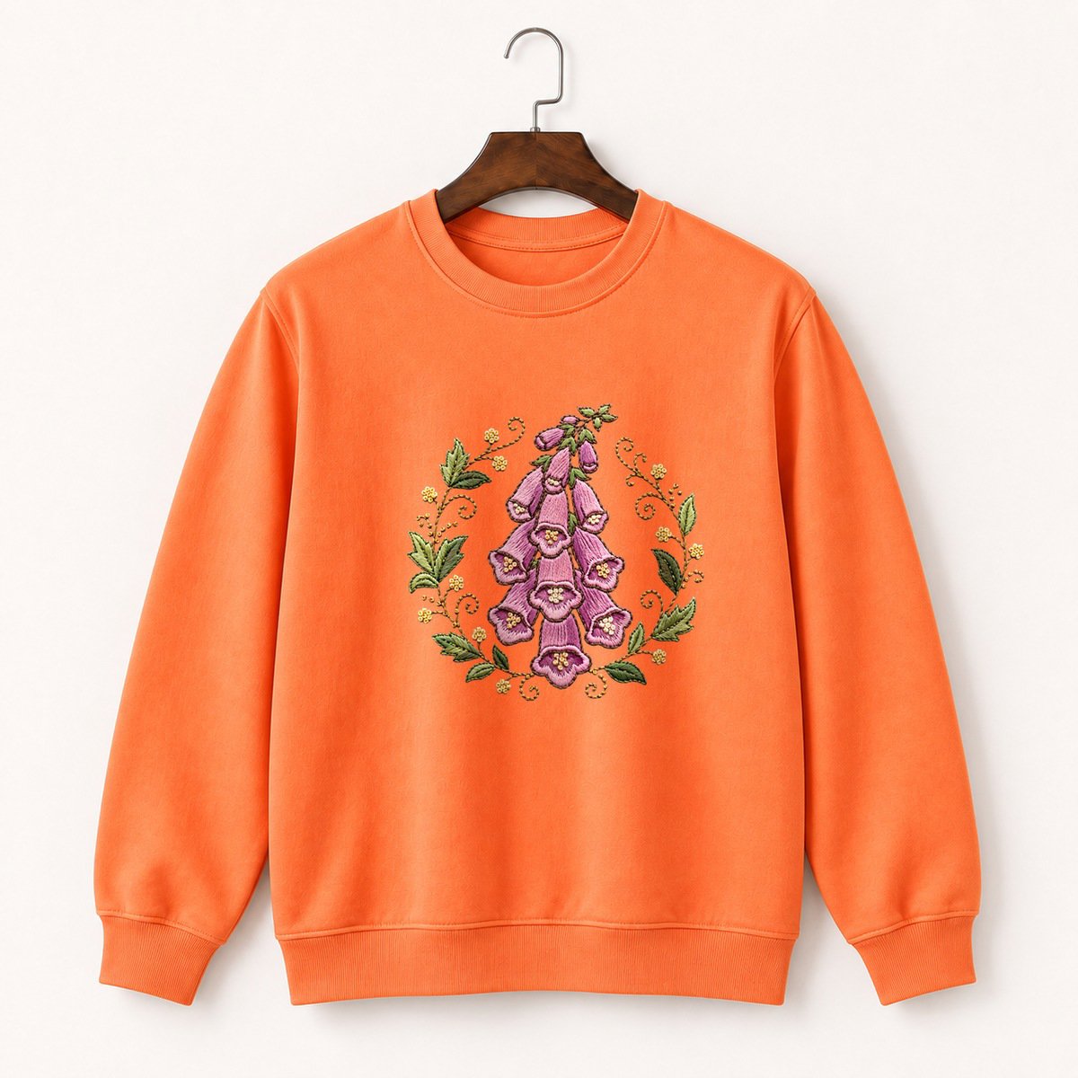 Foxglove Flower Crewneck Sweatshirt 3