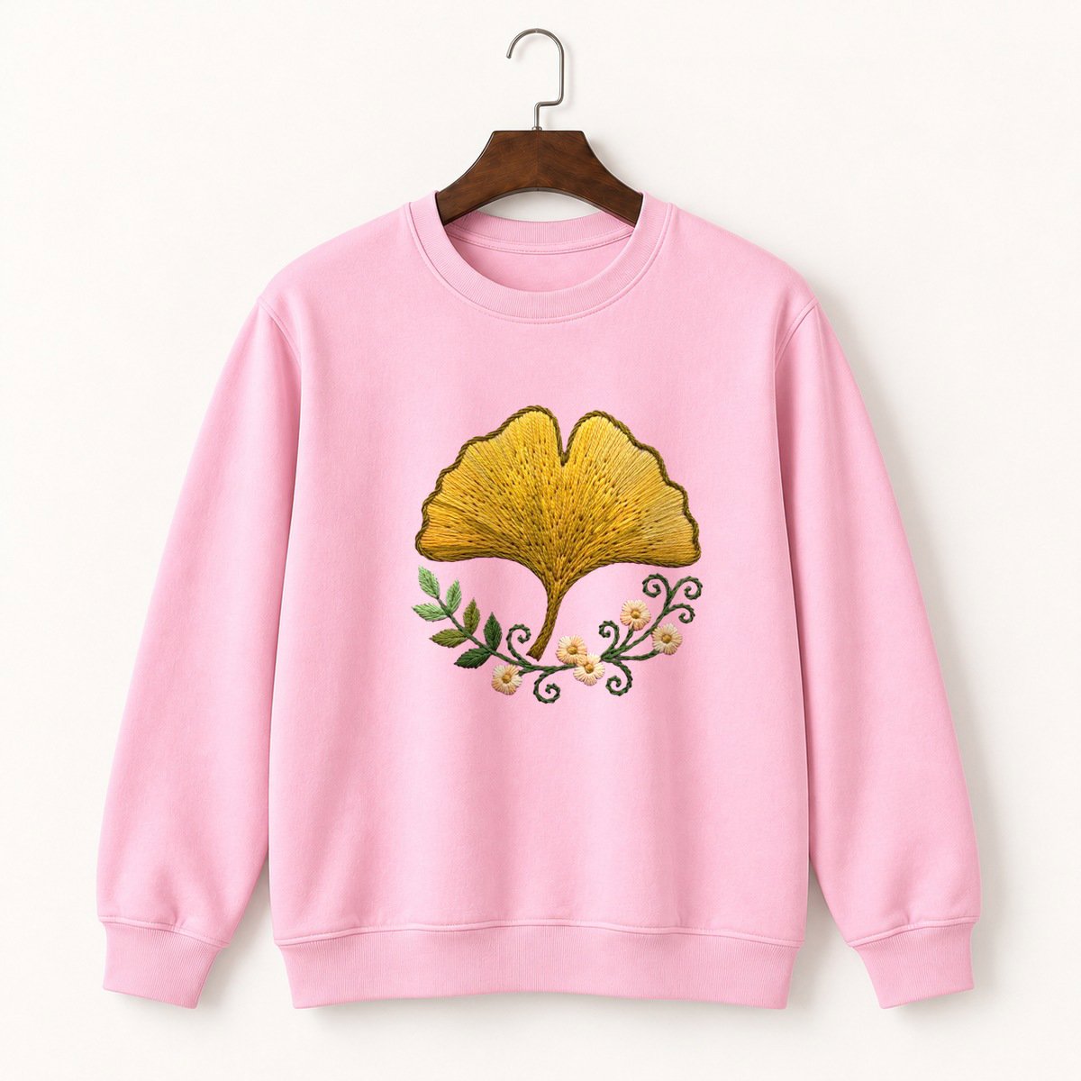 Ginkgo Leaf Crewneck Sweatshirt 4
