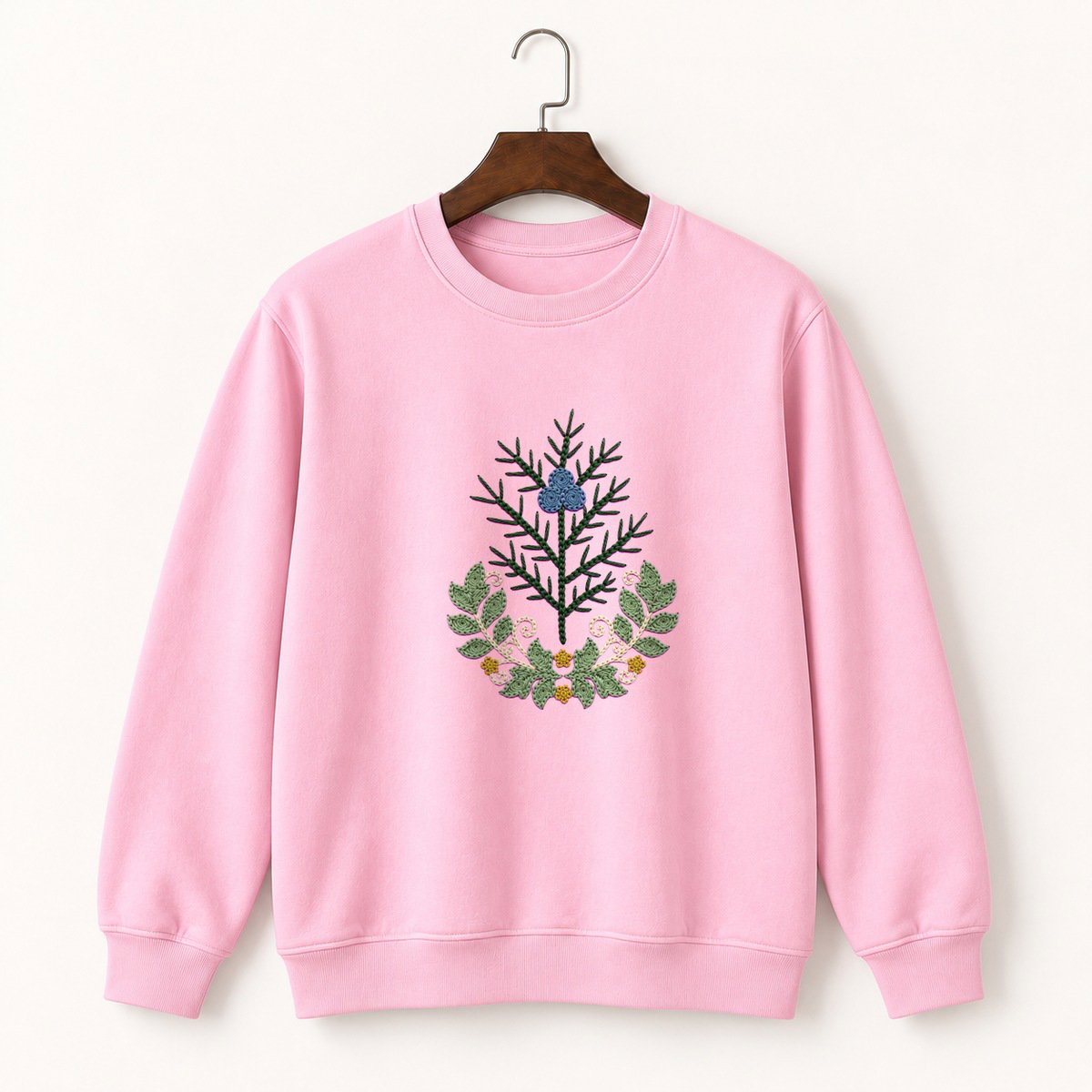 Juniper Berry Branch Crewneck Sweatshirt 4