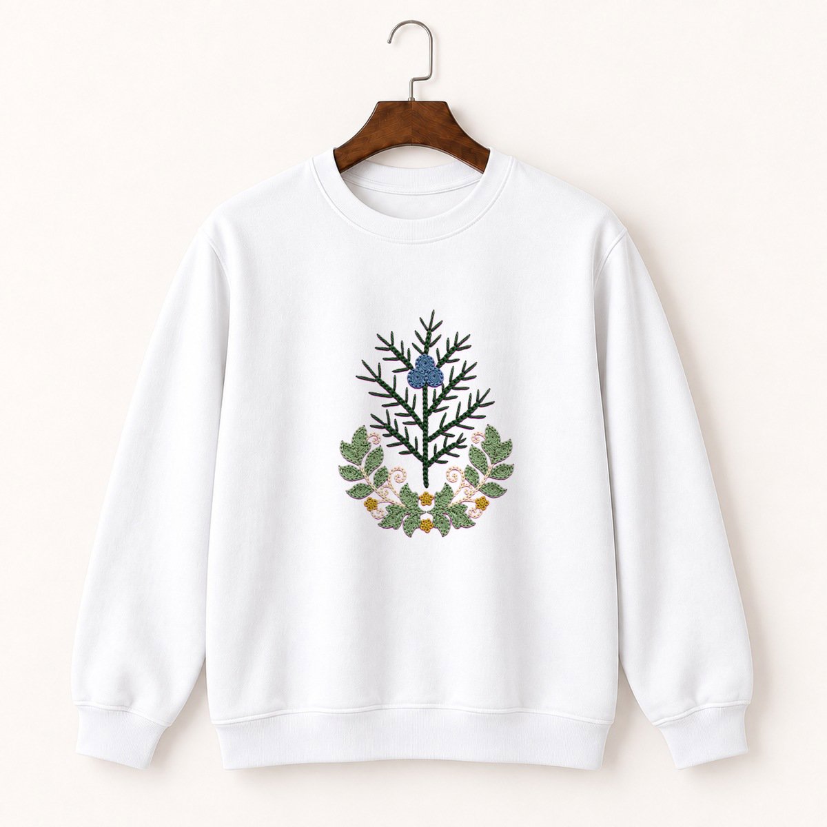 Juniper Berry Branch Crewneck Sweatshirt 5