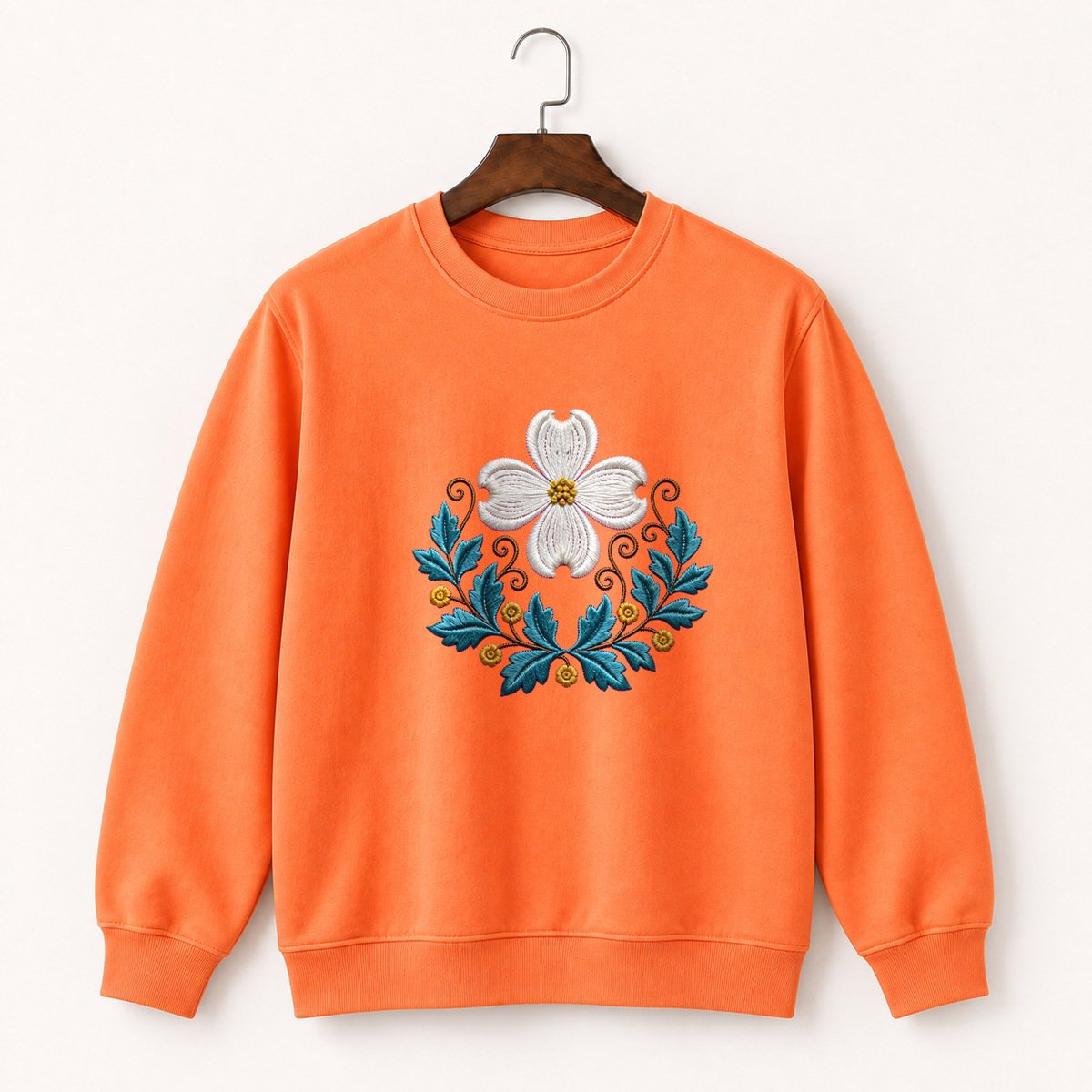 Dogwood Flower Crewneck Sweatshirt 3