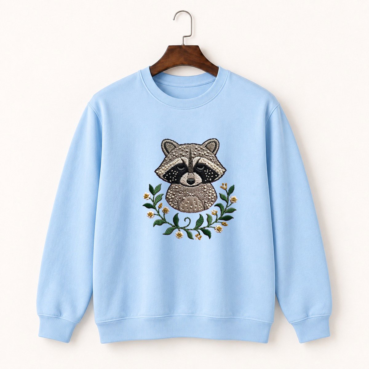 Raccoon Crewneck Sweatshirt 1