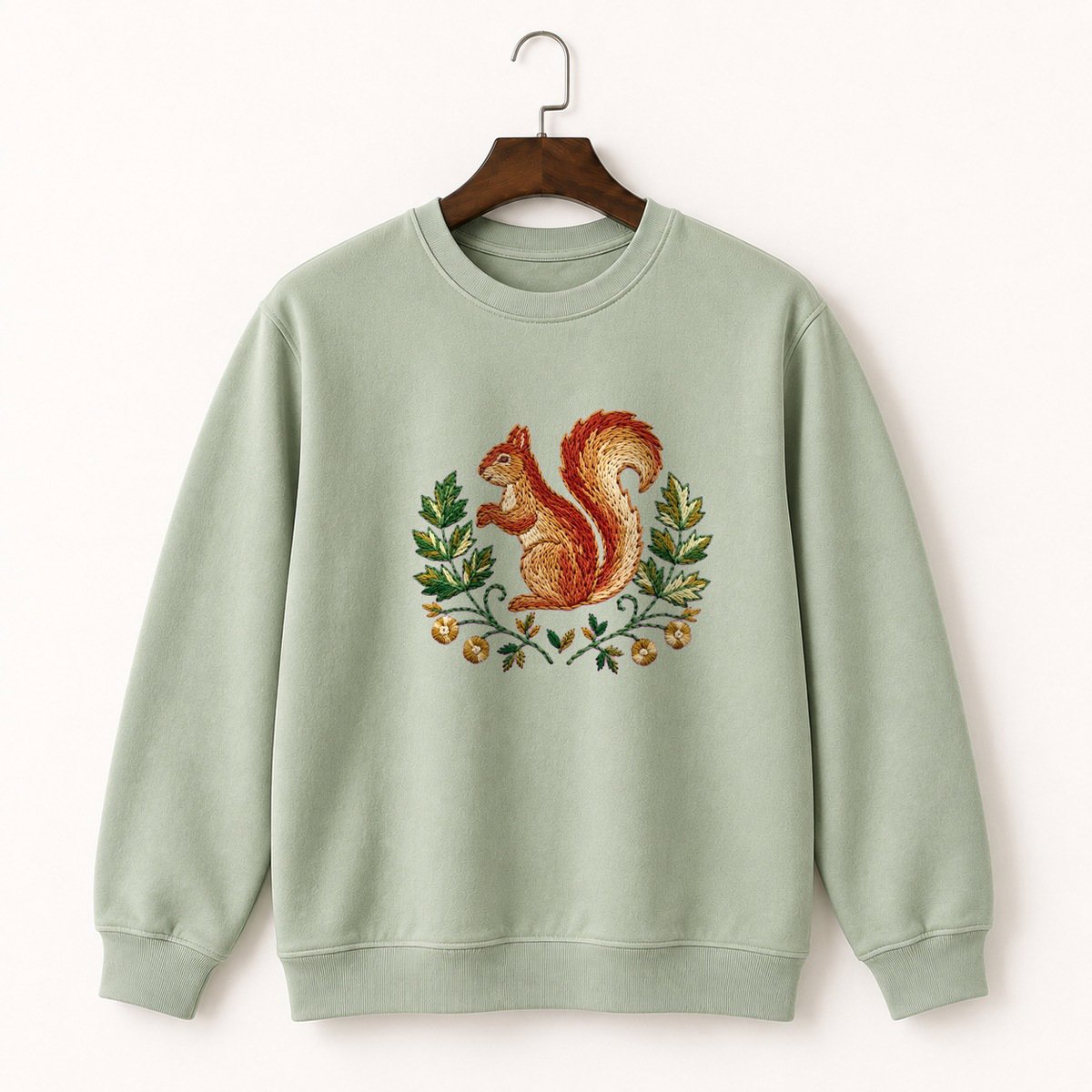 Red Squirrel Crewneck Sweatshirt 2