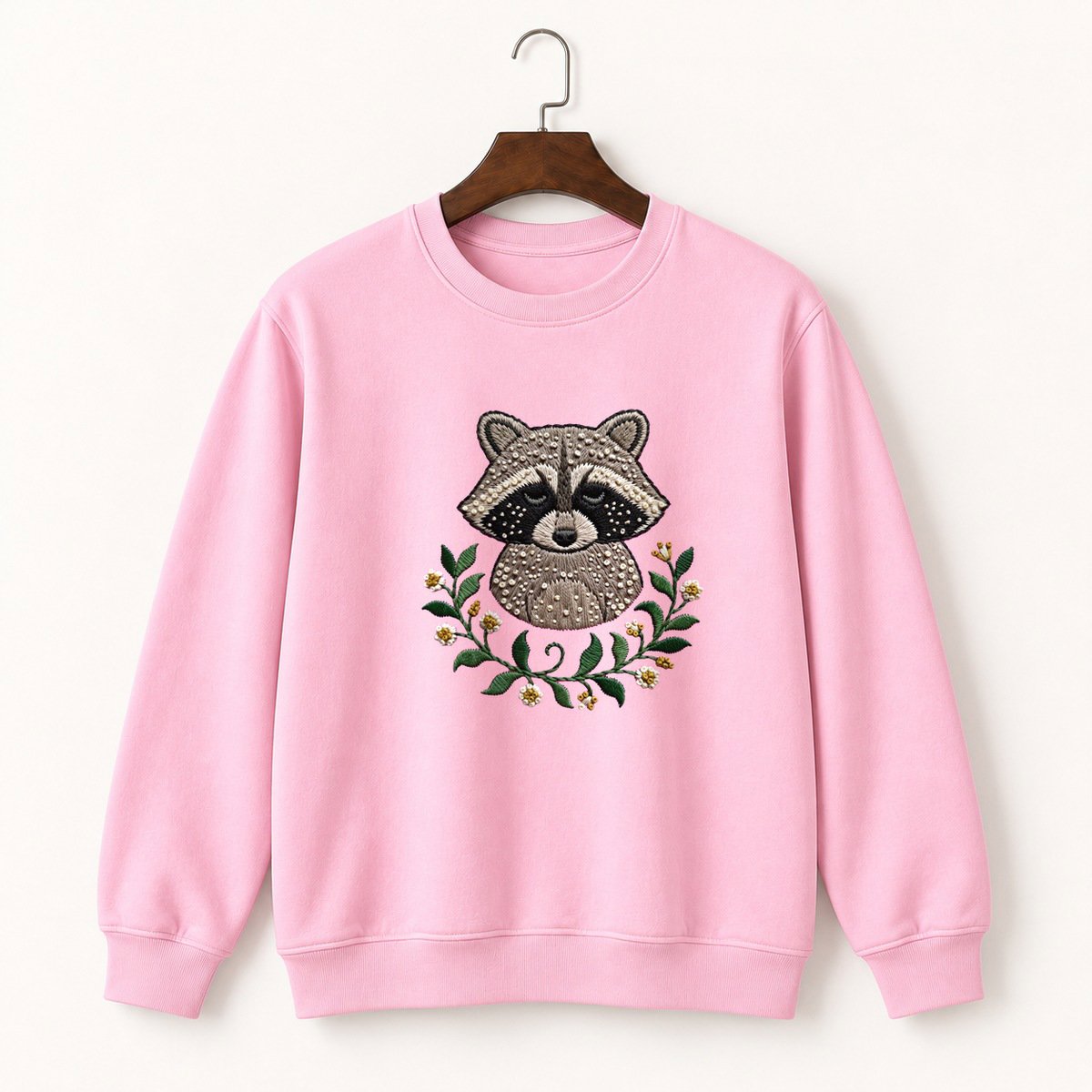 Raccoon Crewneck Sweatshirt 4