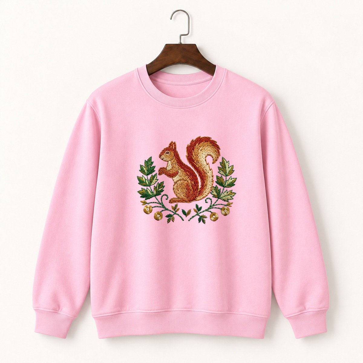Red Squirrel Crewneck Sweatshirt 4