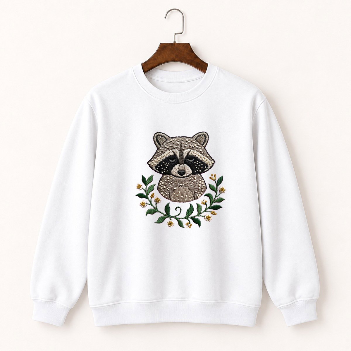 Raccoon Crewneck Sweatshirt 5