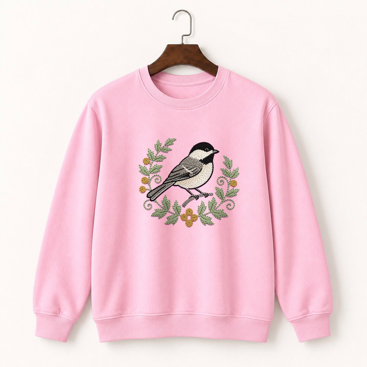Black-Capped Chickadee Crewneck Sweatshirt 4