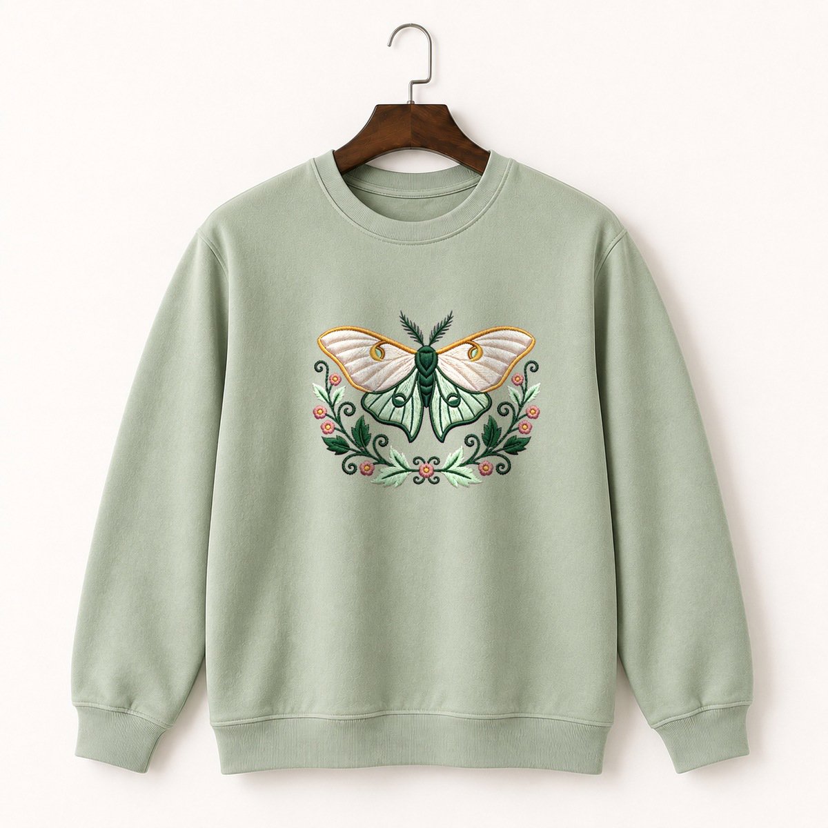 Luna Moth Crewneck Sweatshirt 2