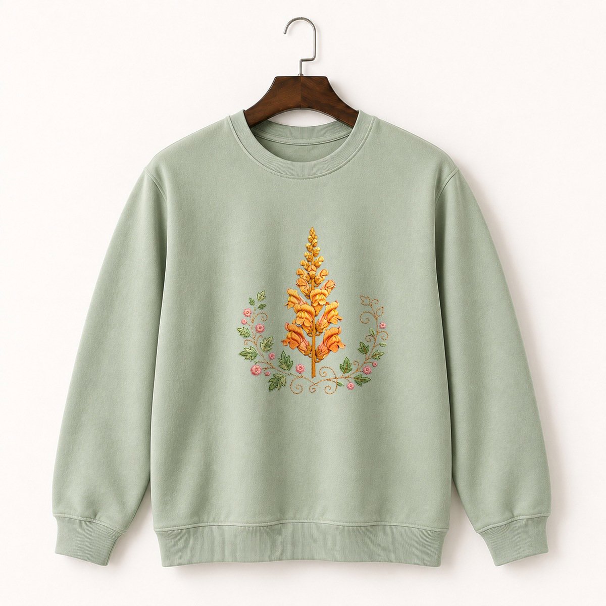Snapdragon Flower Crewneck Sweatshirt 2