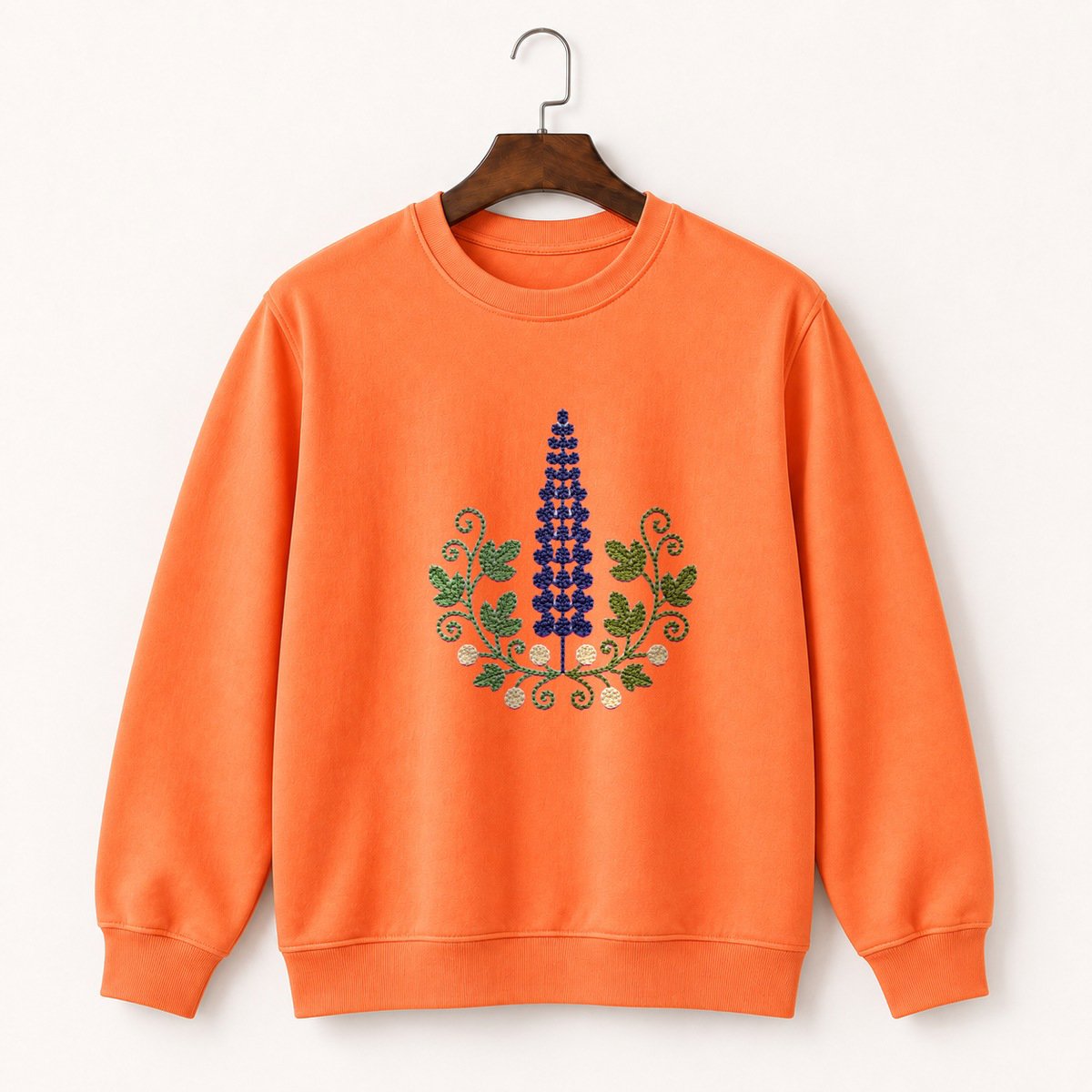 Lupine Flower Crewneck Sweatshirt 3