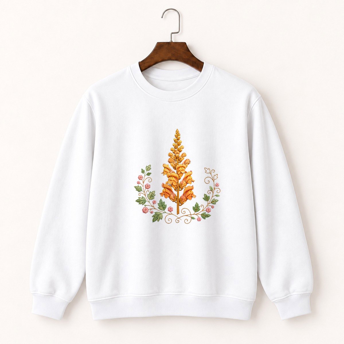 Snapdragon Flower Crewneck Sweatshirt 5