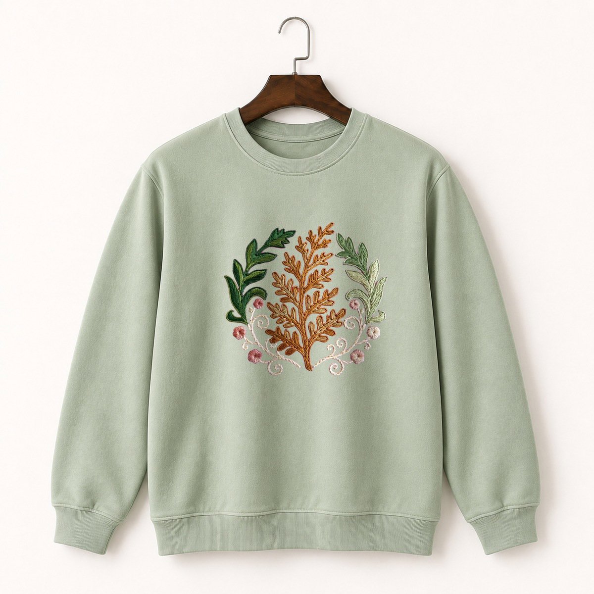 Cedar Branch Crewneck Sweatshirt 2
