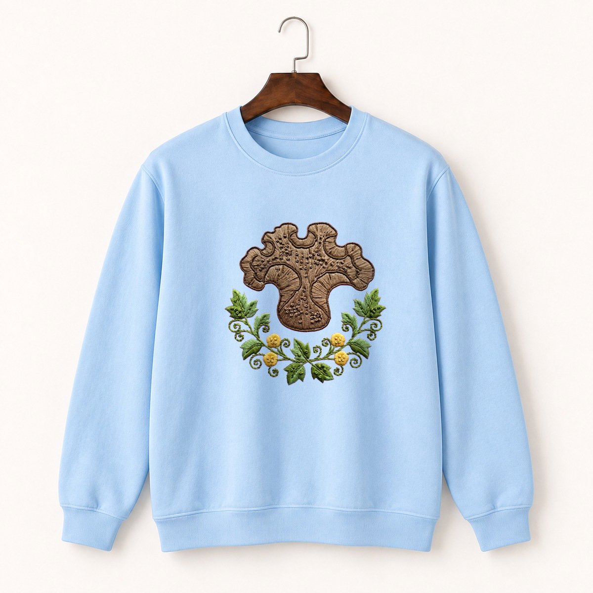 Wood Ear Mushroom Crewneck Sweatshirt 1