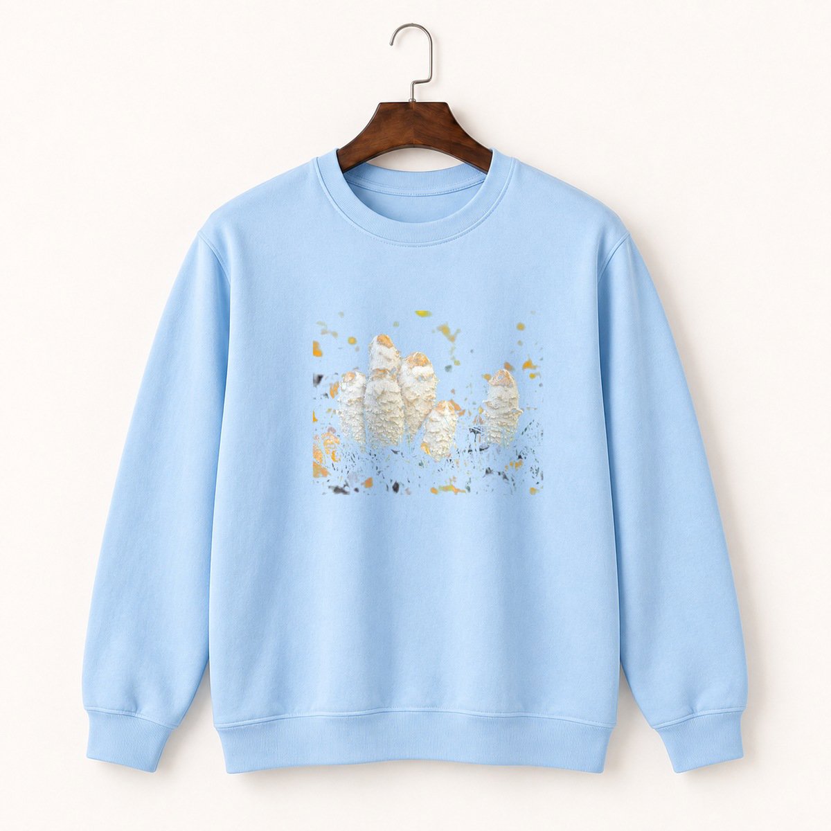 Shaggy Mane Mushroom Crewneck Sweatshirt 1