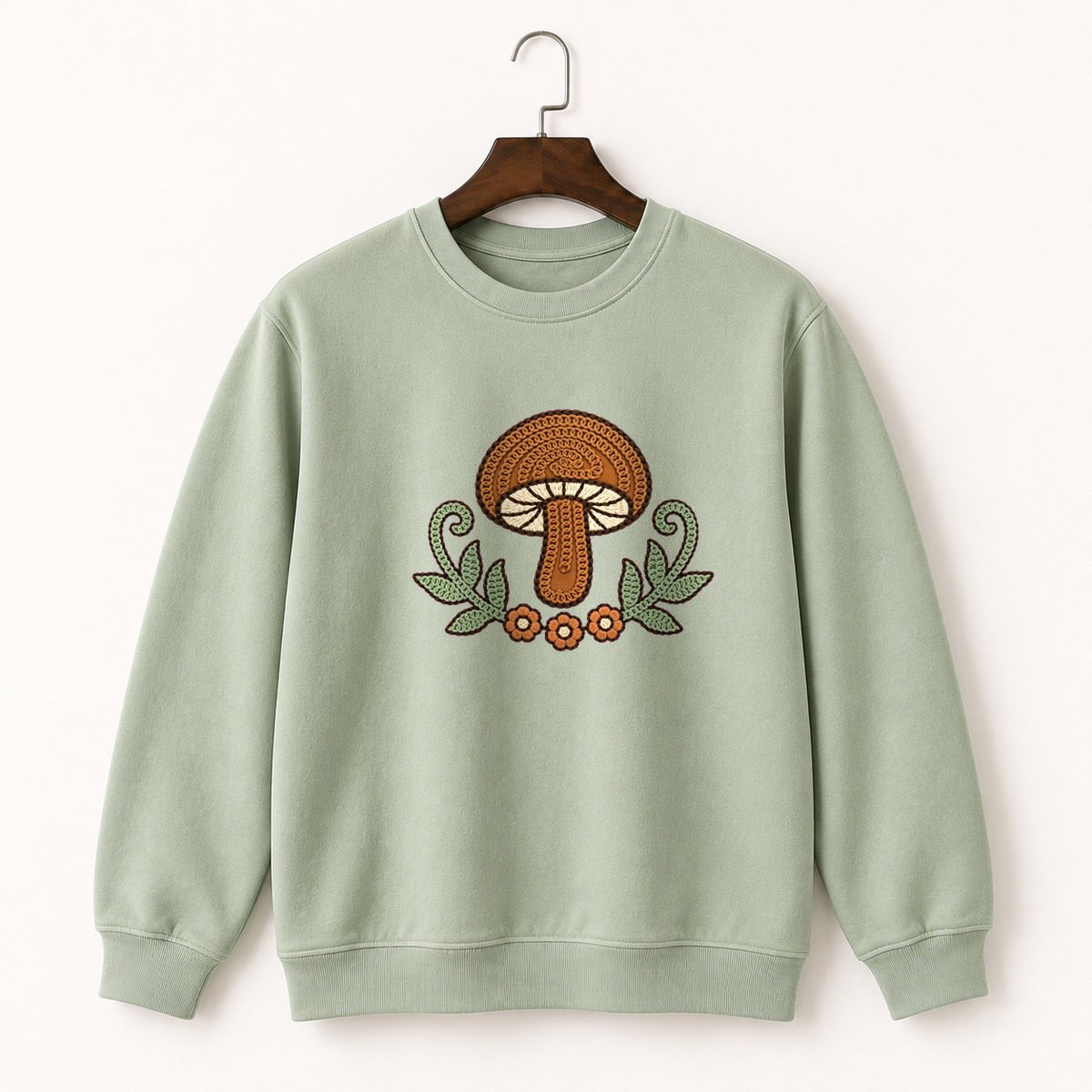 Shiitake Mushroom Crewneck Sweatshirt 2