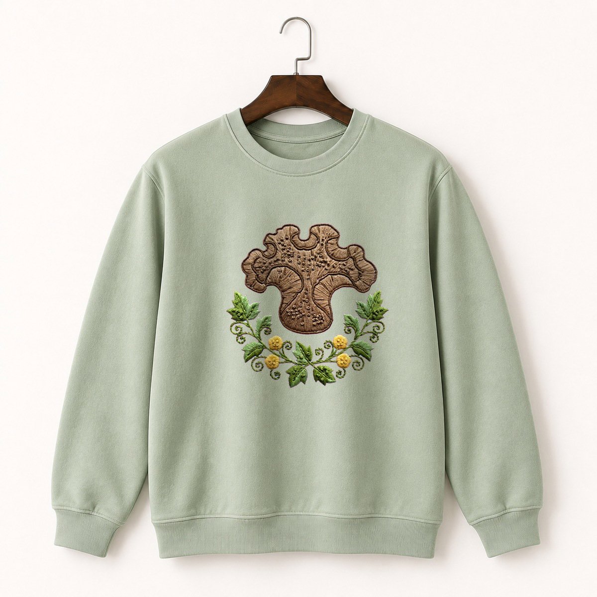 Wood Ear Mushroom Crewneck Sweatshirt 2