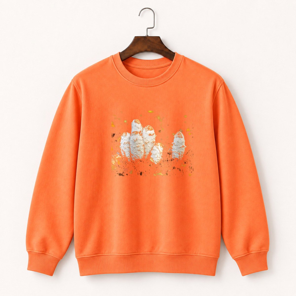 Shaggy Mane Mushroom Crewneck Sweatshirt 3