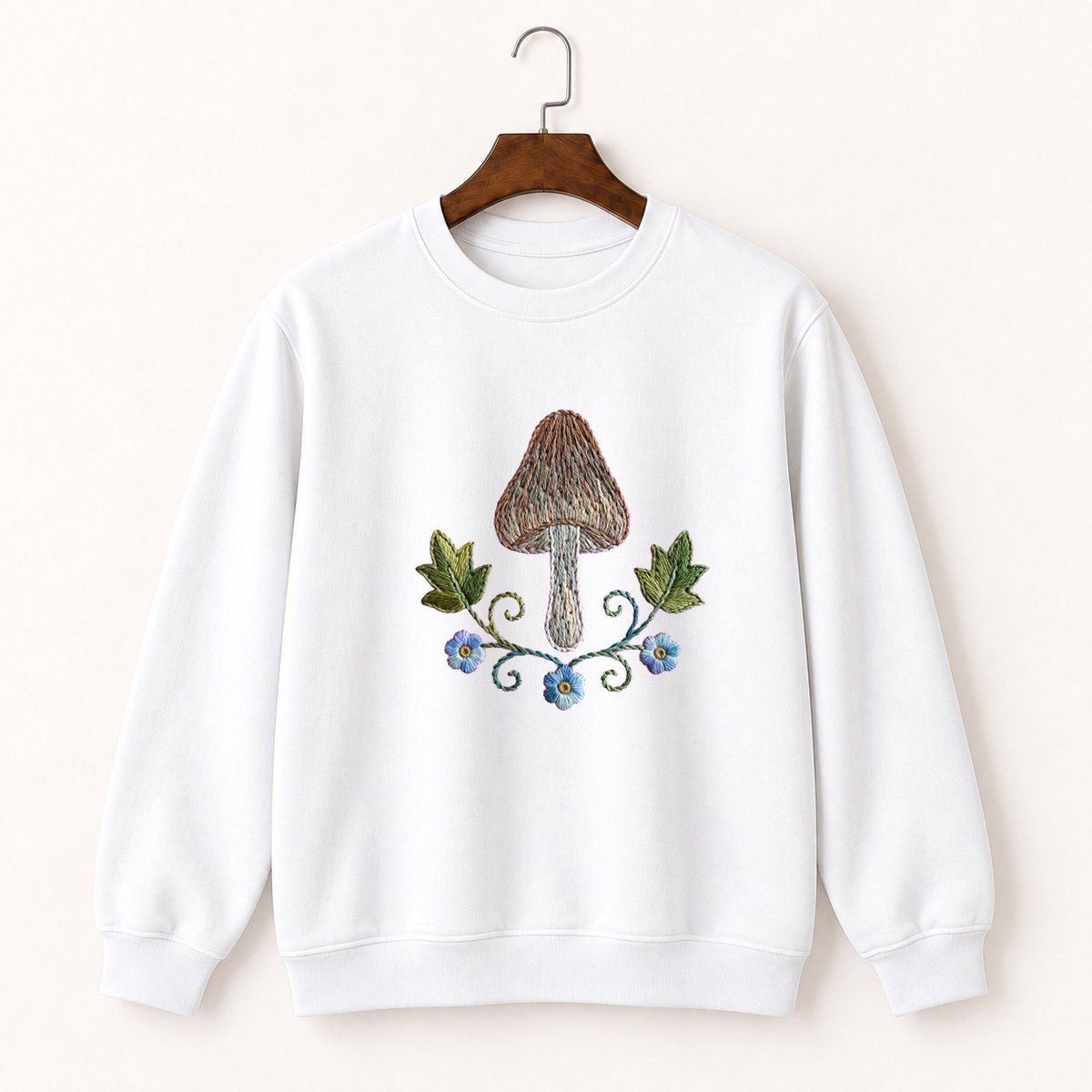 Ink Cap Mushroom Crewneck Sweatshirt 5