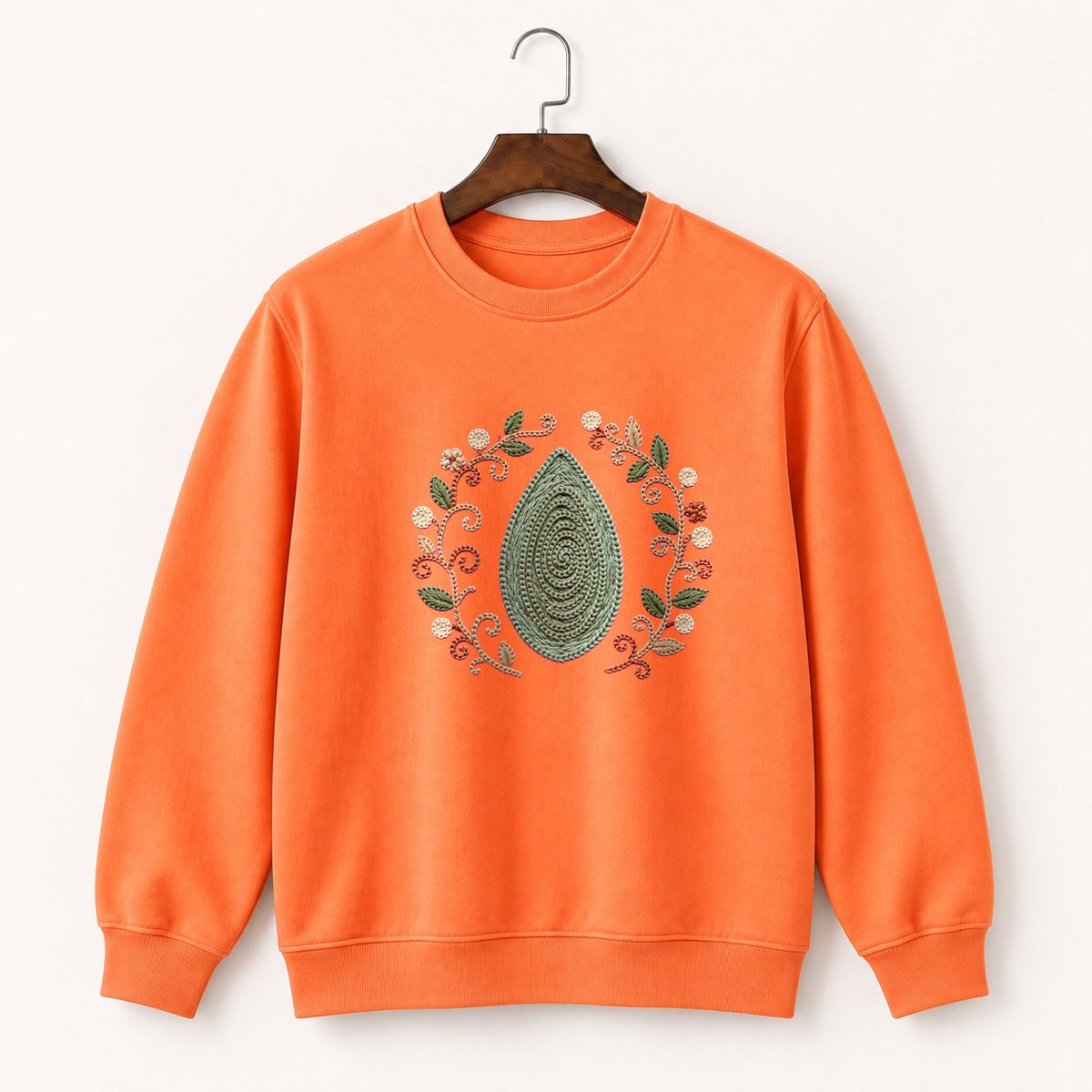 Sage Leaf Crewneck Sweatshirt 3