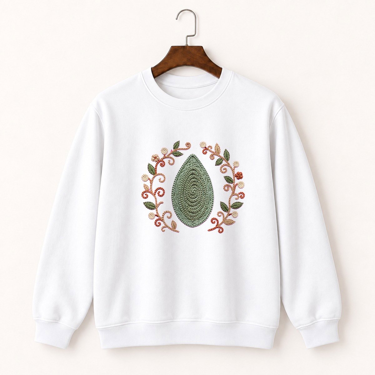 Sage Leaf Crewneck Sweatshirt 5