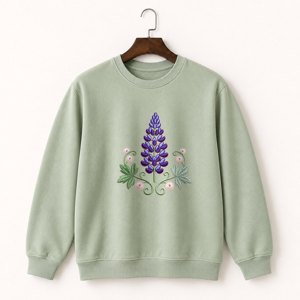 Lupine Flower Crewneck Sweatshirt 2