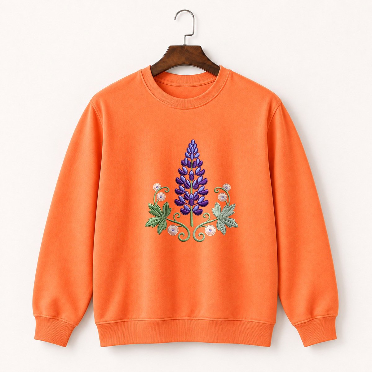 Lupine Flower Crewneck Sweatshirt 3