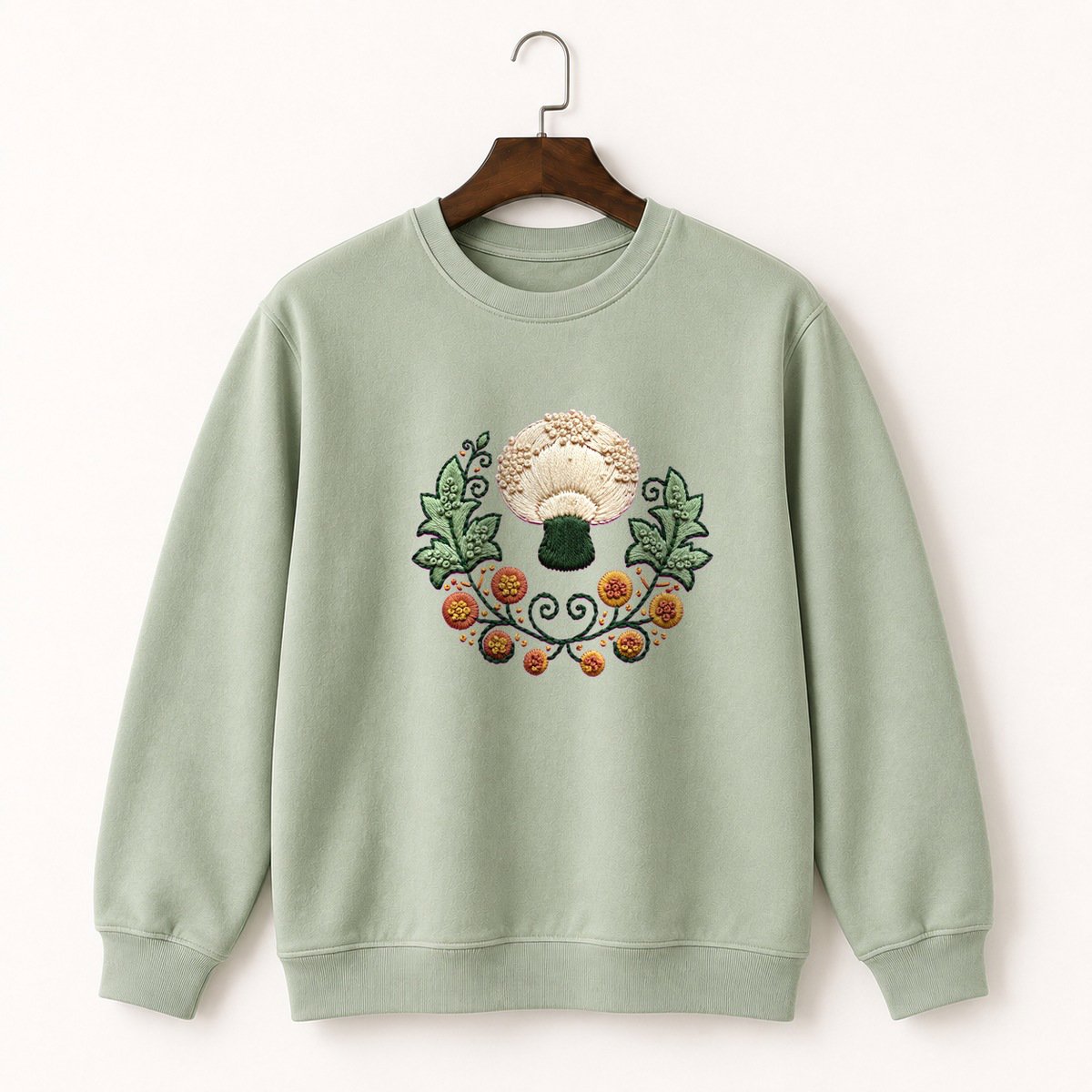 Puffball Mushroom Crewneck Sweatshirt 2