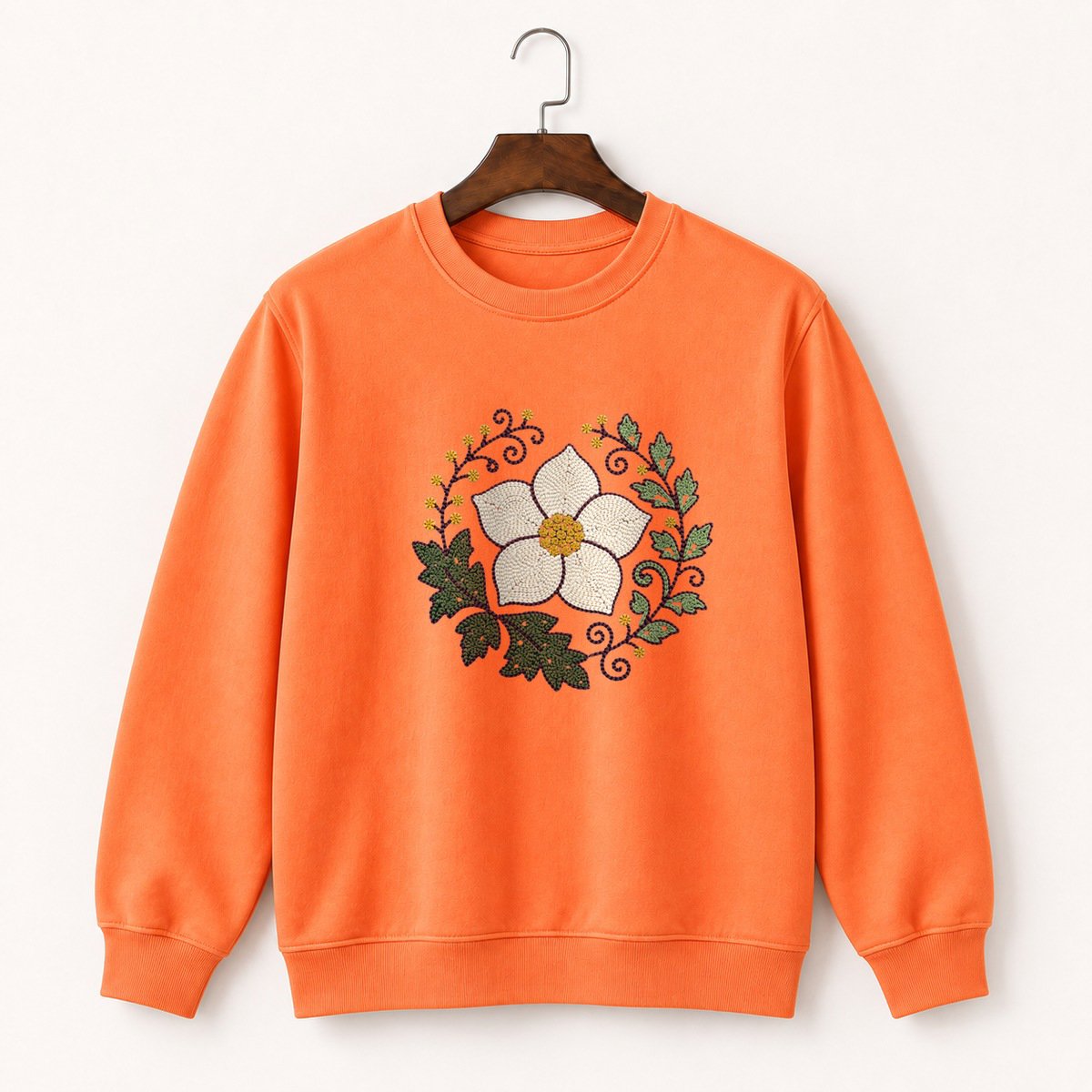 Hellebore Flower Crewneck Sweatshirt 3