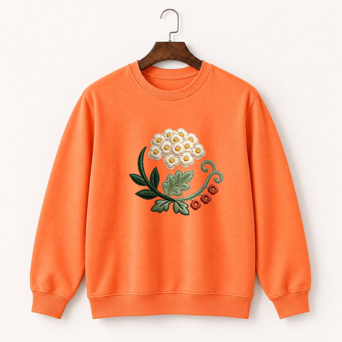 Yarrow Flower Crewneck Sweatshirt 3