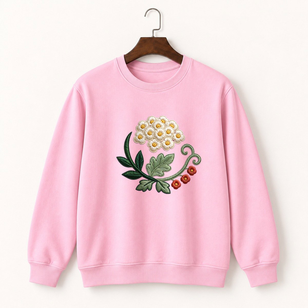 Yarrow Flower Crewneck Sweatshirt 4