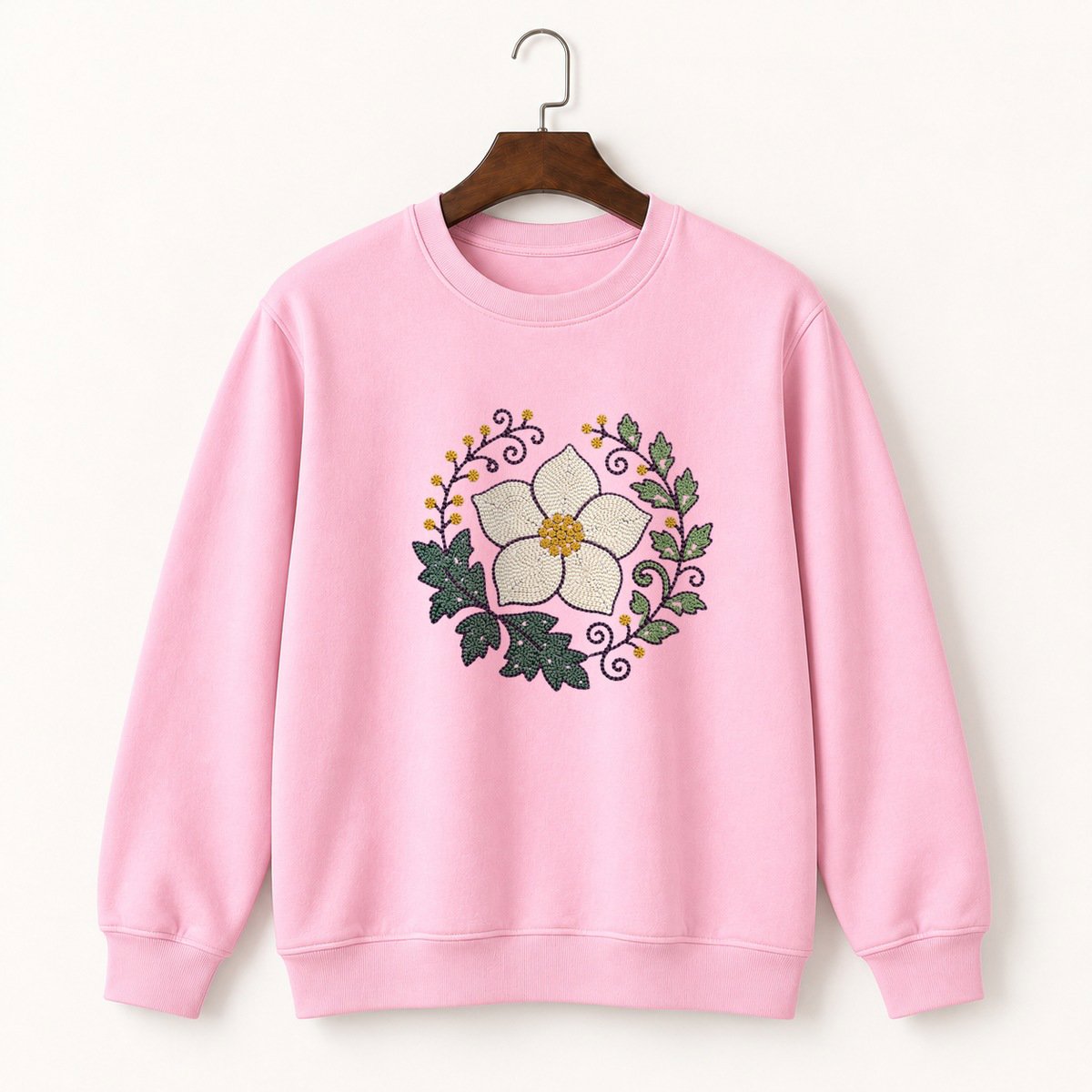 Hellebore Flower Crewneck Sweatshirt 4